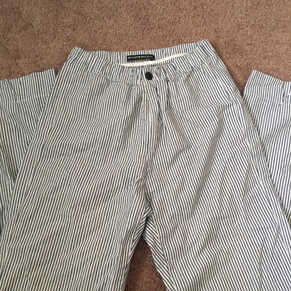 Brandy Melville Pin Striped Tilden Pants